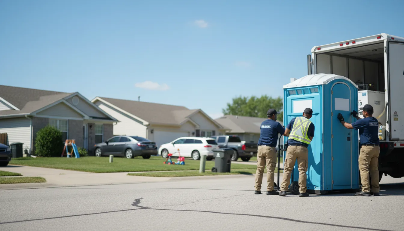 Standard Porta Potty Rentals in Oakford, IL near me